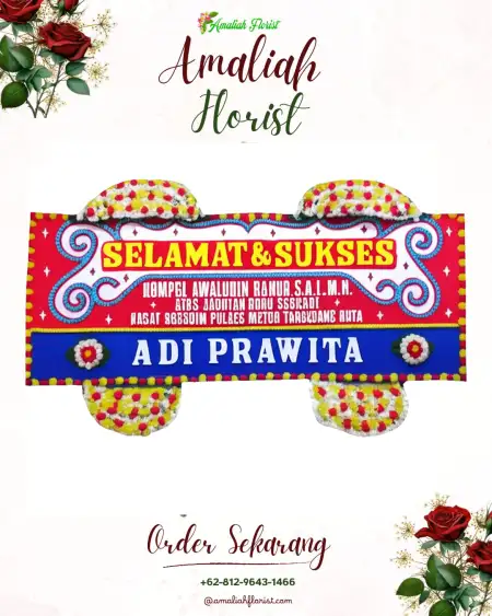 Papan Bunga Ucapan Selamat Siyar